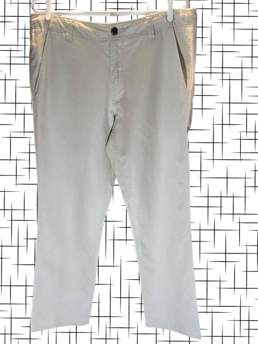 Men's Simons Le 31 Casual Chino Beige Pants — Size 34-36 (Large)